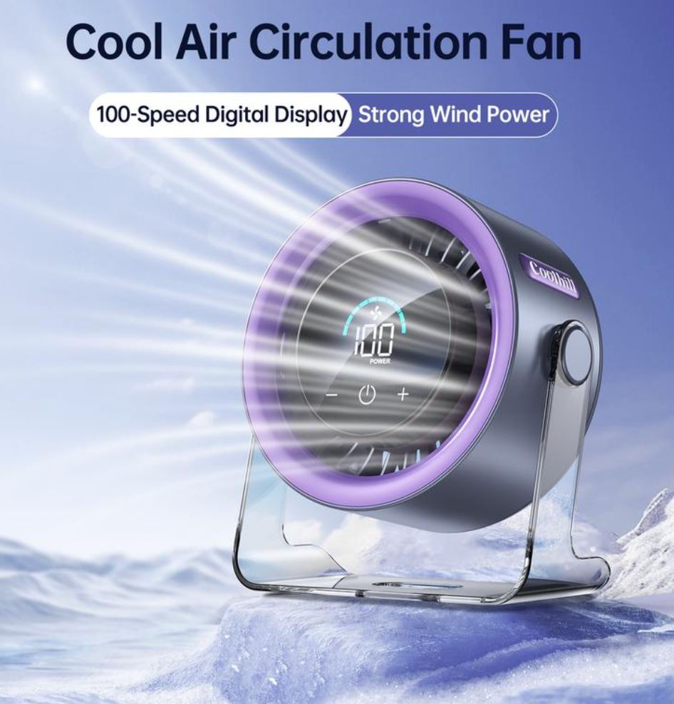 Ventilador Compacto Turbo Silencioso